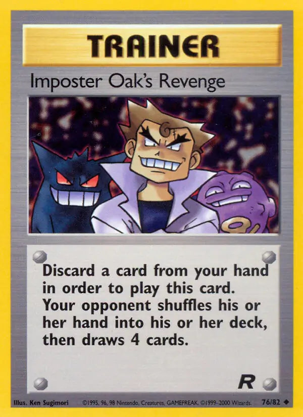 Imposter Oak's Revenge⁣ - Team Rocket⁣ (Uncommon)⁣ [76] English / Excellent / Normal