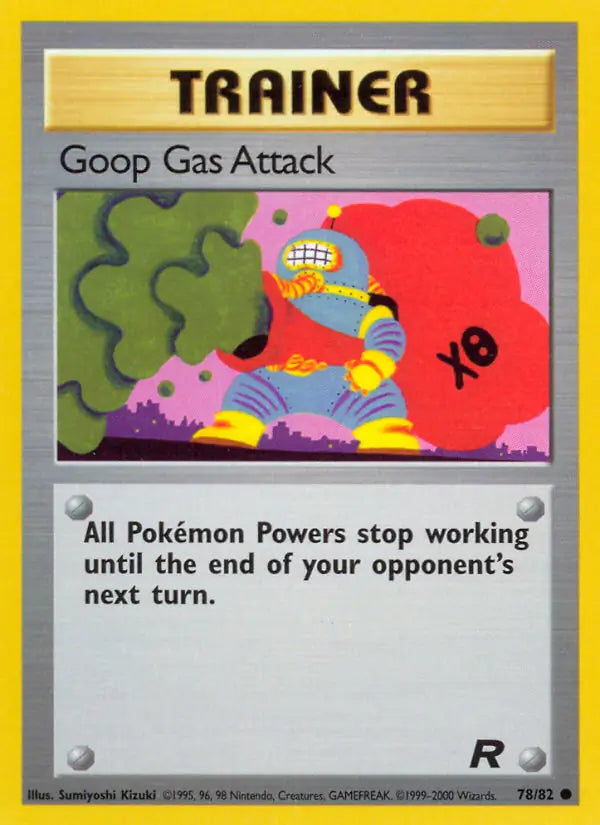 Goop Gas Attack⁣ - Team Rocket⁣ (Common)⁣ [78] English / Excellent / Normal