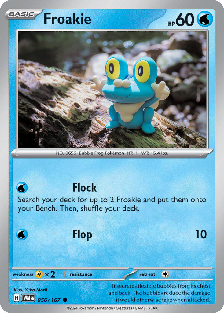 Froakie⁣ - Twilight Masquerade⁣ (Common)⁣ [056] English / Near Mint / Normal