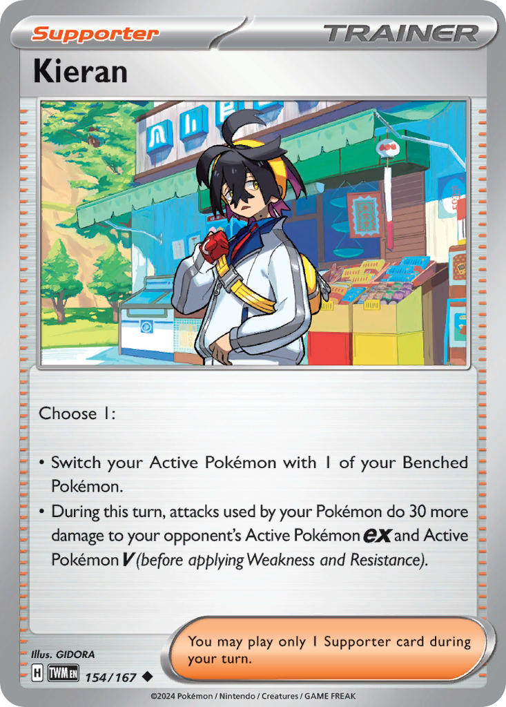Kieran⁣ - Twilight Masquerade⁣ (Uncommon)⁣ [154] English / Near Mint / Normal