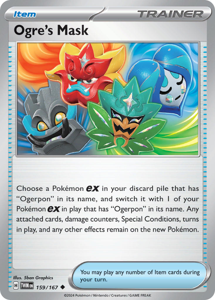 Ogre's Mask⁣ - Twilight Masquerade⁣ (Uncommon)⁣ [159] English / Near Mint / Reverse-Holo Normal