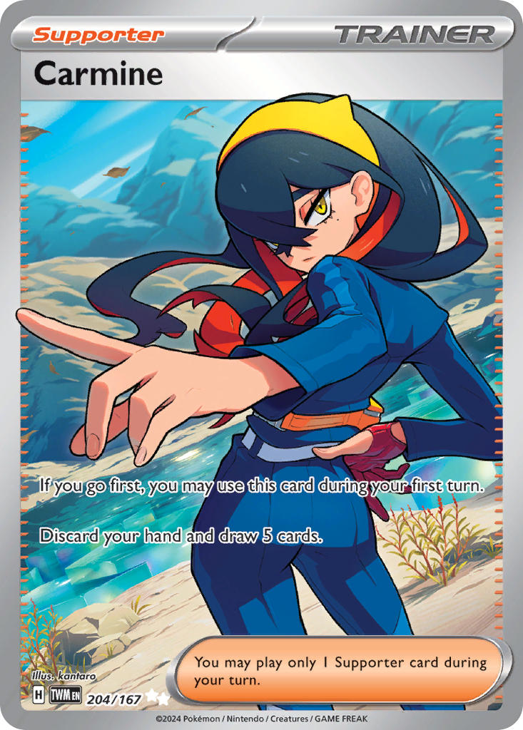 Carmine⁣ - Twilight Masquerade⁣ (Ultra Rare)⁣ [204] English / Near Mint / Normal