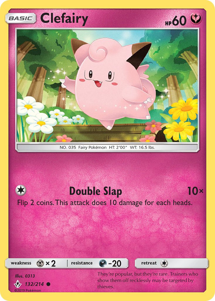 Clefairy - Unbroken Bonds (Common) [UNB-132] English / Near Mint / Normal
