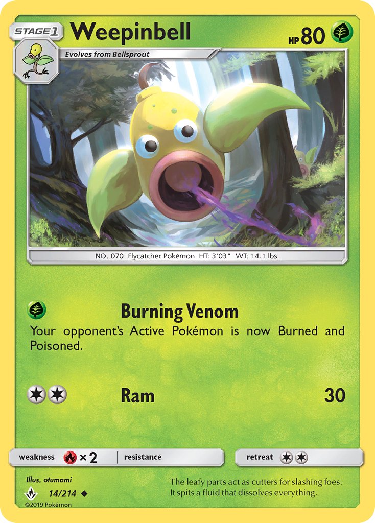 Weepinbell - Unbroken Bonds (Uncommon) [UNB-14]
