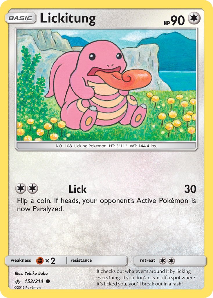 Lickitung - Unbroken Bonds (Common) [UNB-152] English / Near Mint / Normal