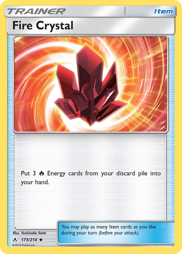 Fire Crystal - Unbroken Bonds (Uncommon) [UNB-173] English / Near Mint / Normal