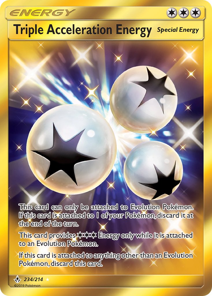 Triple Acceleration Energy - Unbroken Bonds (Secret Rare) [UNB-234] English / Near Mint / Normal