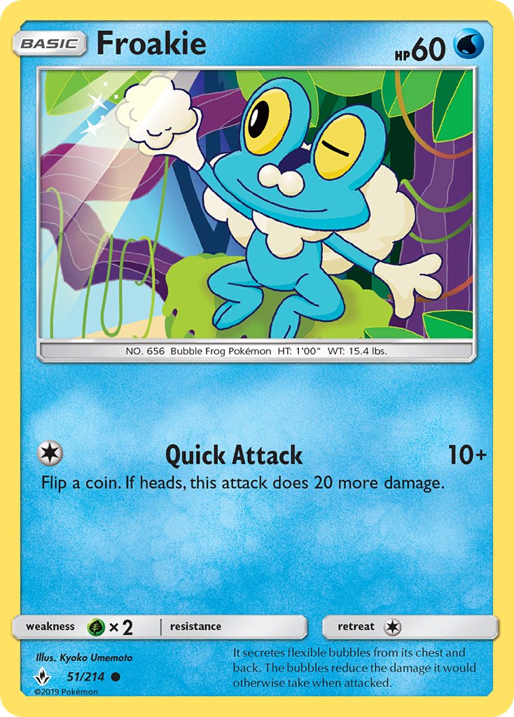 Froakie - Unbroken Bonds (Common) [UNB-51] English / Near Mint / Normal