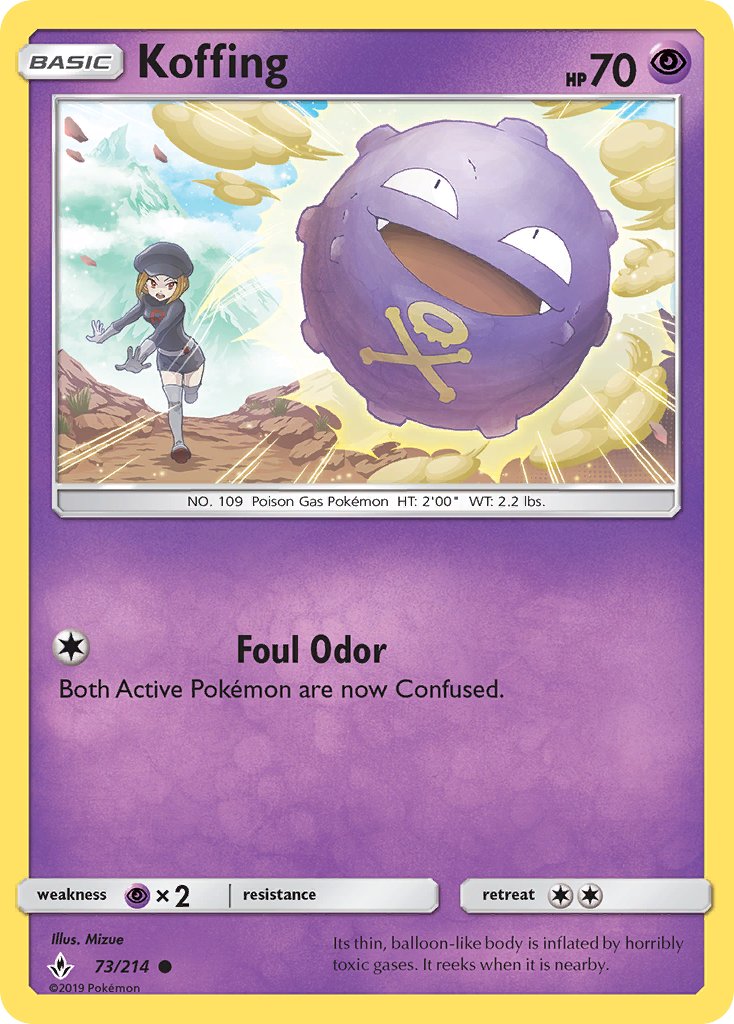 Koffing - Unbroken Bonds (Common) [UNB-73] English / Near Mint / Normal