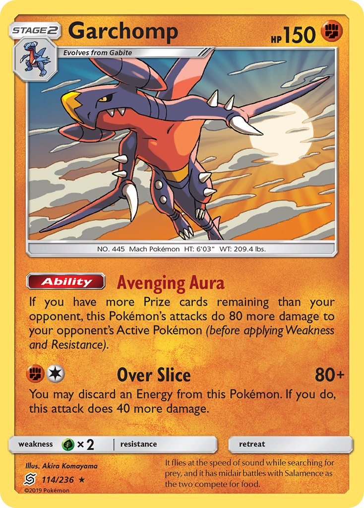 Garchomp - Unified Minds (Holo Rare) [UNM-114] English / Excellent / Normal