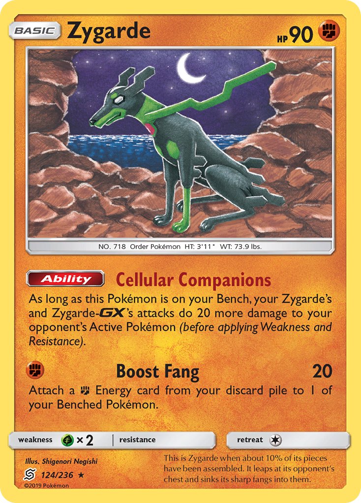 Zygarde - Unified Minds (Rare) [UNM-124] English / Near Mint / Normal