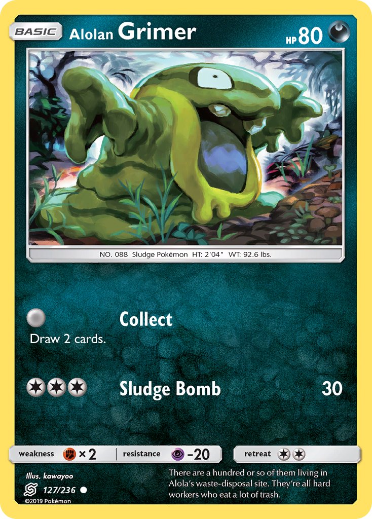 Alolan Grimer - Unified Minds (Common) [UNM-127] English / Near Mint / Normal