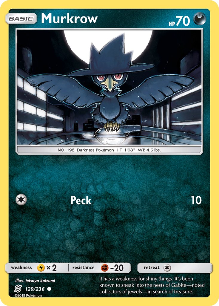 Murkrow - Unified Minds (Common) [UNM-129] English / Near Mint / Normal