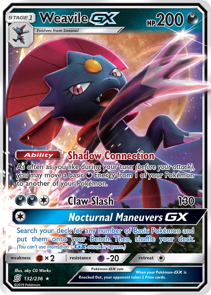 Weavile GX - Unified Minds (Ultra Rare) [UNM-132] English / Near Mint / Normal