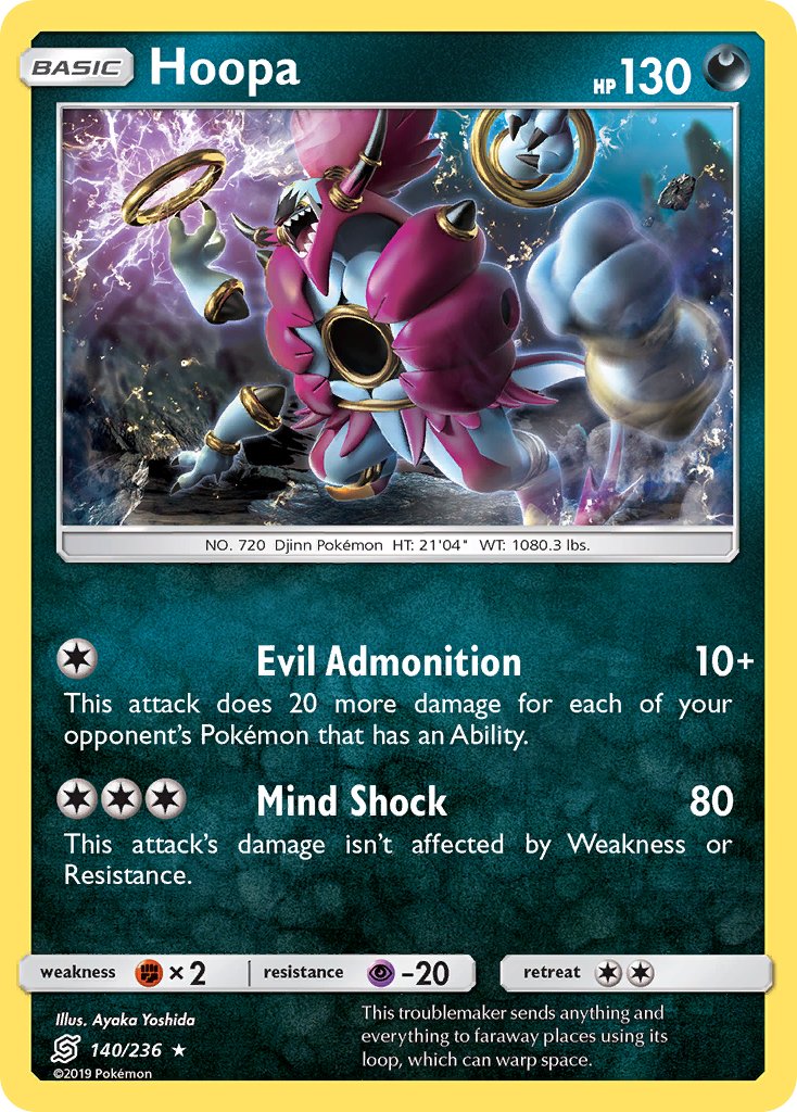 Hoopa - Unified Minds (Holo Rare) [UNM-140] English / Near Mint / Normal