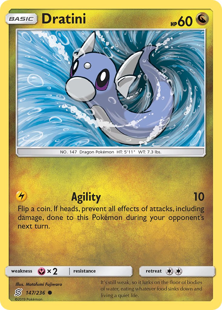 Dratini - Unified Minds (Common) [UNM-147] English / Near Mint / Normal