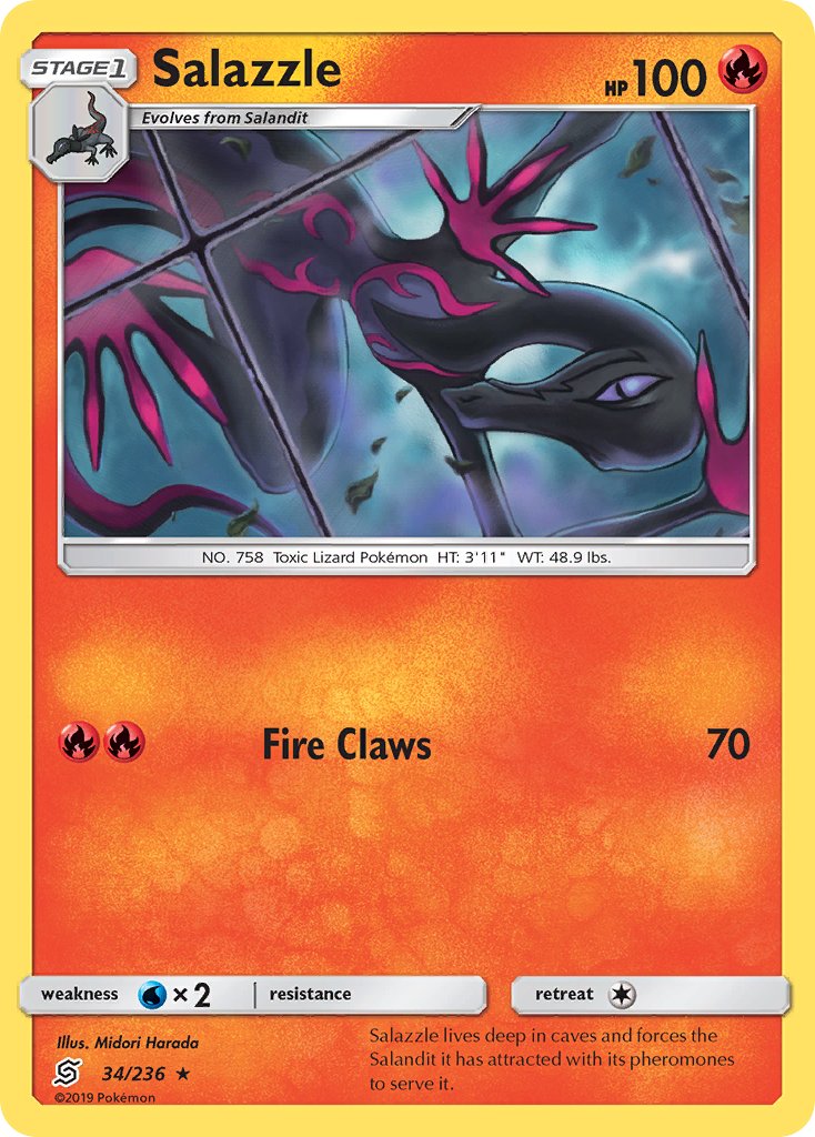 Salazzle - Unified Minds (Rare) [UNM-34] English / Near Mint / Normal