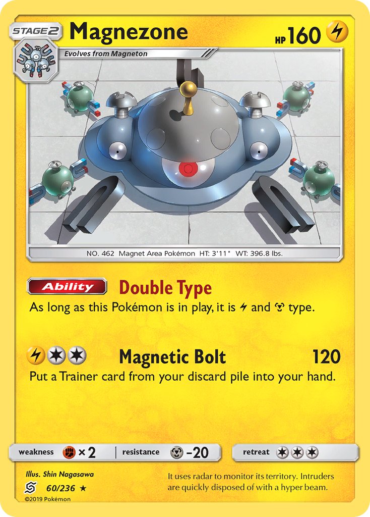 Magnezone - Unified Minds (Holo Rare) [UNM-60] English / Near Mint / Normal
