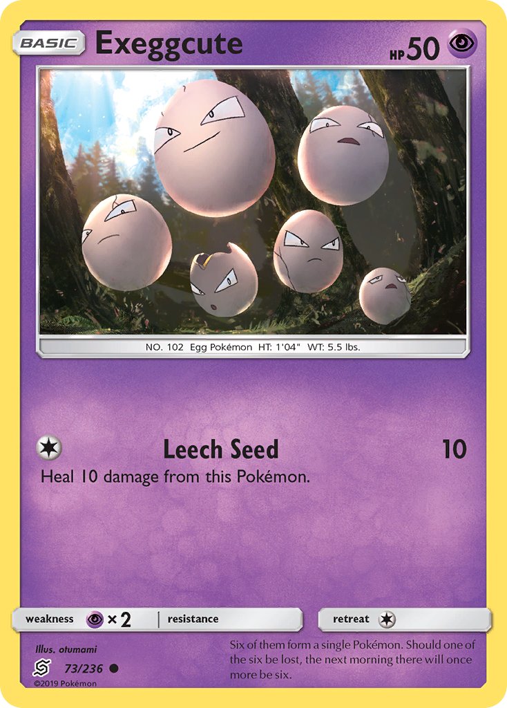 Exeggcute - Unified Minds (Common) [UNM-73] English / Near Mint / Normal