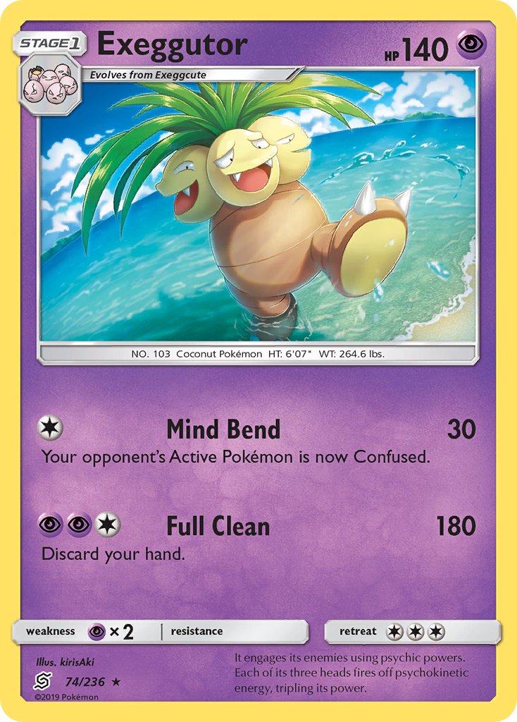 Exeggutor - Unified Minds (Rare) [UNM-74] English / Near Mint / Normal