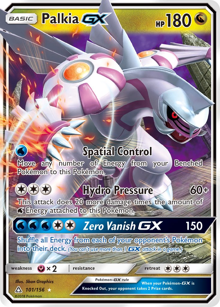 Palkia GX⁣ - Ultra Prism⁣ (Ultra Rare)⁣ [101] English / Near Mint / Normal