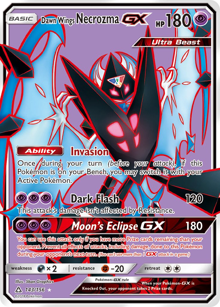 Dawn Wings Necrozma GX - Ultra Prism (Ultra Rare) [UPR-143] English / Near Mint / Normal