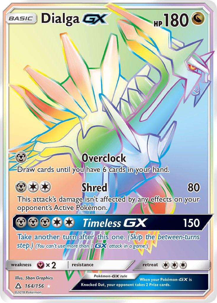Dialga GX - Ultra Prism (Secret Rare) [UPR-164] English / Near Mint / Normal
