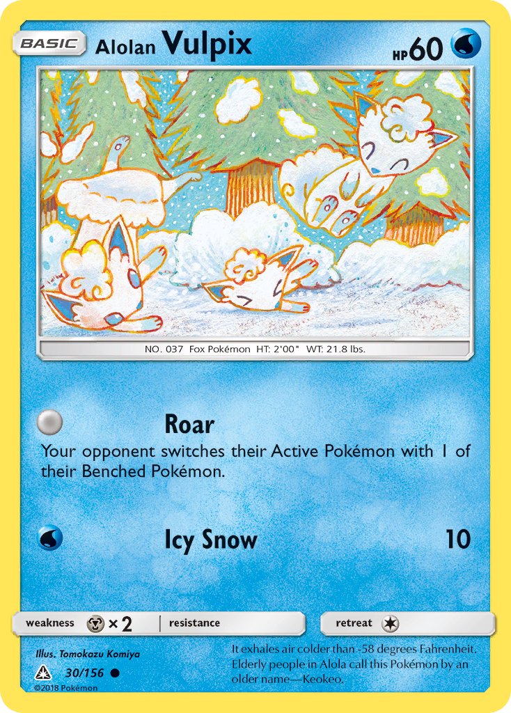 Alolan Vulpix - Ultra Prism (Common) [UPR-30] English / Near Mint / Normal