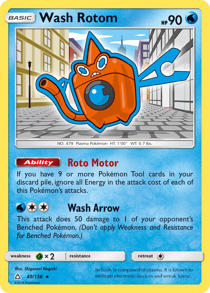 Wash Rotom - Ultra Prism (Rare) [UPR-40] English / Near Mint / Normal