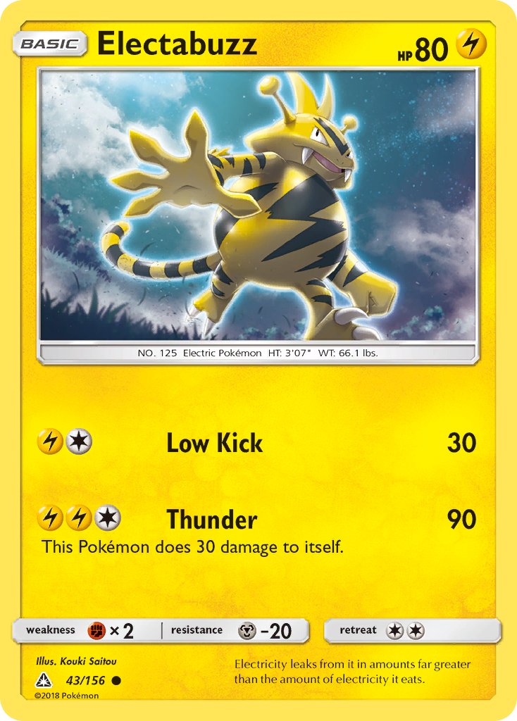 Electabuzz - Ultra Prism (Common) [UPR-43] English / Near Mint / Normal
