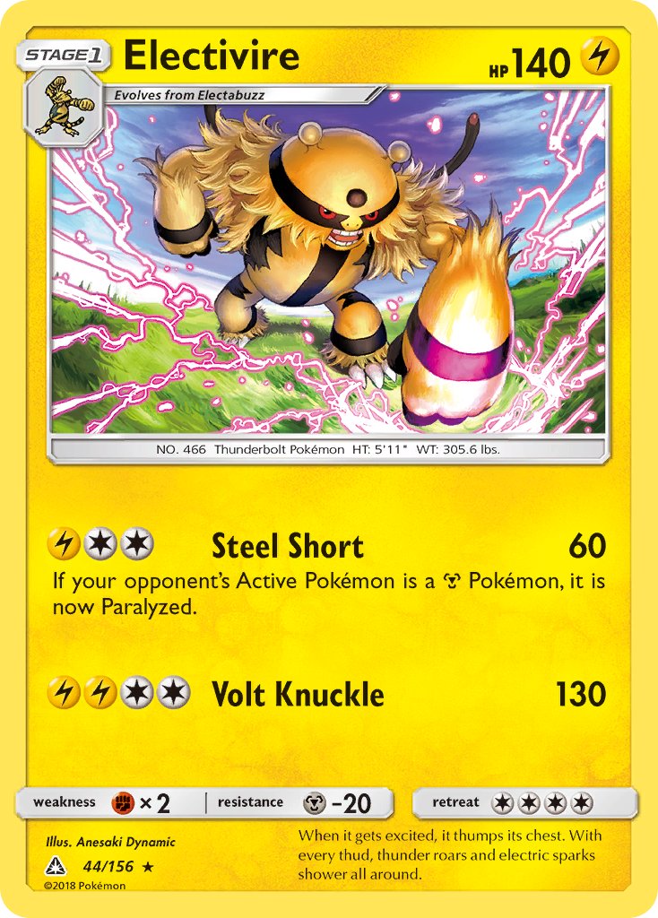 Electivire - Ultra Prism (Rare) [UPR-44] English / Near Mint / Normal