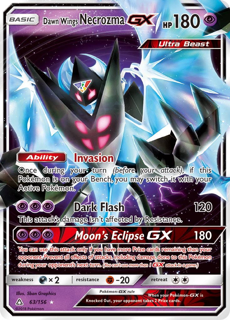 Dawn Wings Necrozma GX - Ultra Prism (Ultra Rare) [UPR-63] English / Near Mint / Normal
