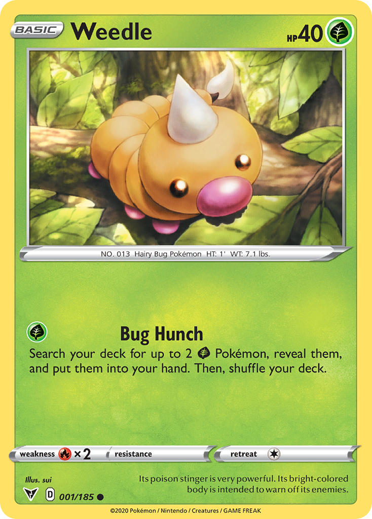 Weedle - Vivid Voltage (Common) [1] Kortspil