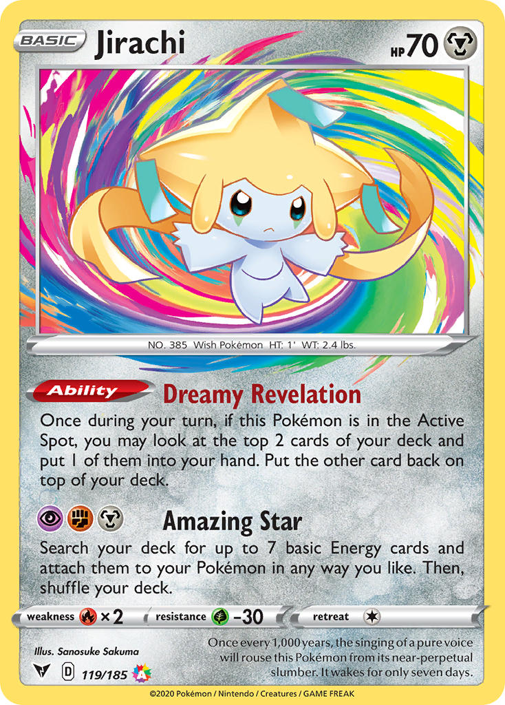 Jirachi⁣ - Vivid Voltage⁣ (Amazing Rare)⁣ [119] English / Near Mint / Normal