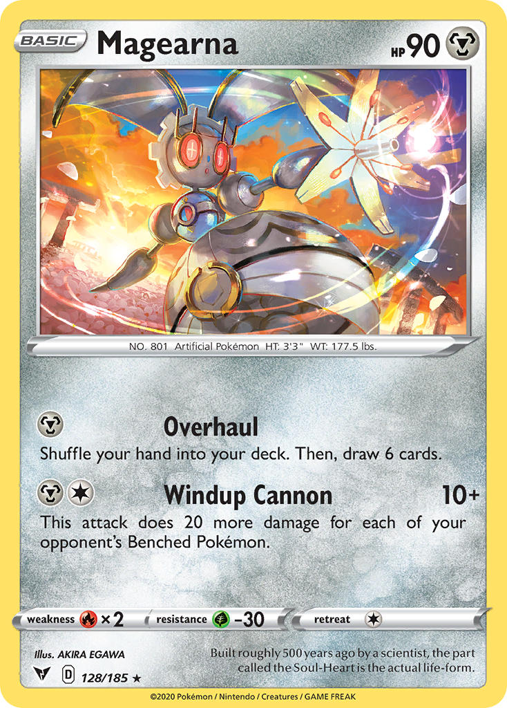 Magearna⁣ - Vivid Voltage⁣ (Holo Rare)⁣ [128] English / Near Mint / Normal