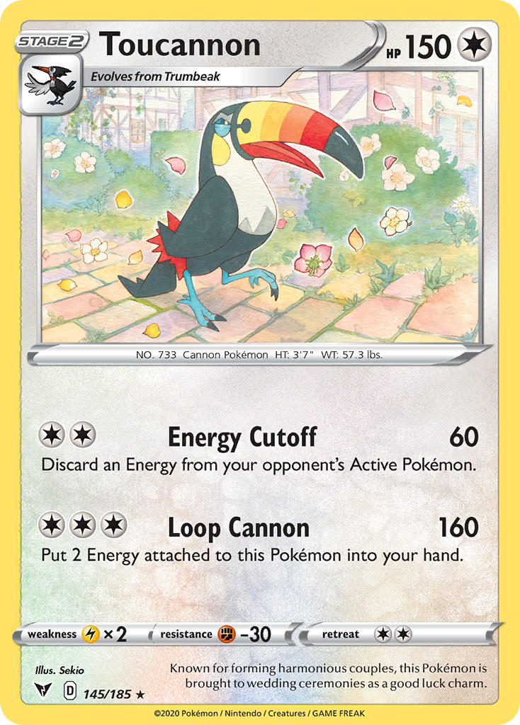 Toucannon⁣ - Vivid Voltage⁣ (Rare)⁣ [145]