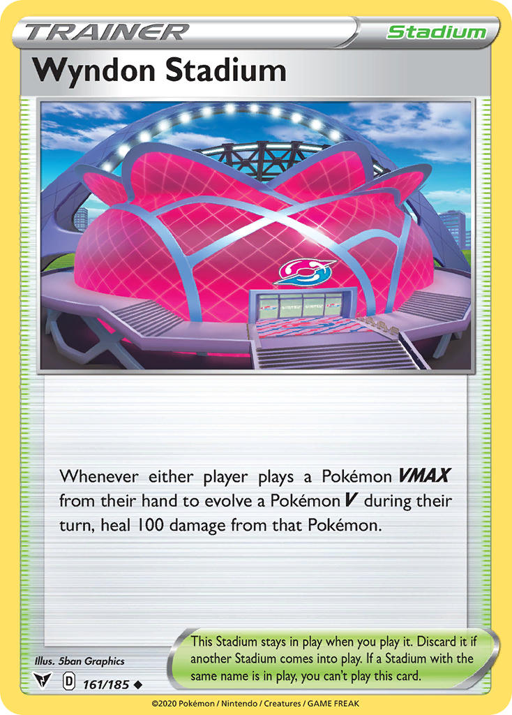 Wyndon Stadium⁣ - Vivid Voltage⁣ (Uncommon)⁣ [161] English / Near Mint / Reverse-Holo Normal
