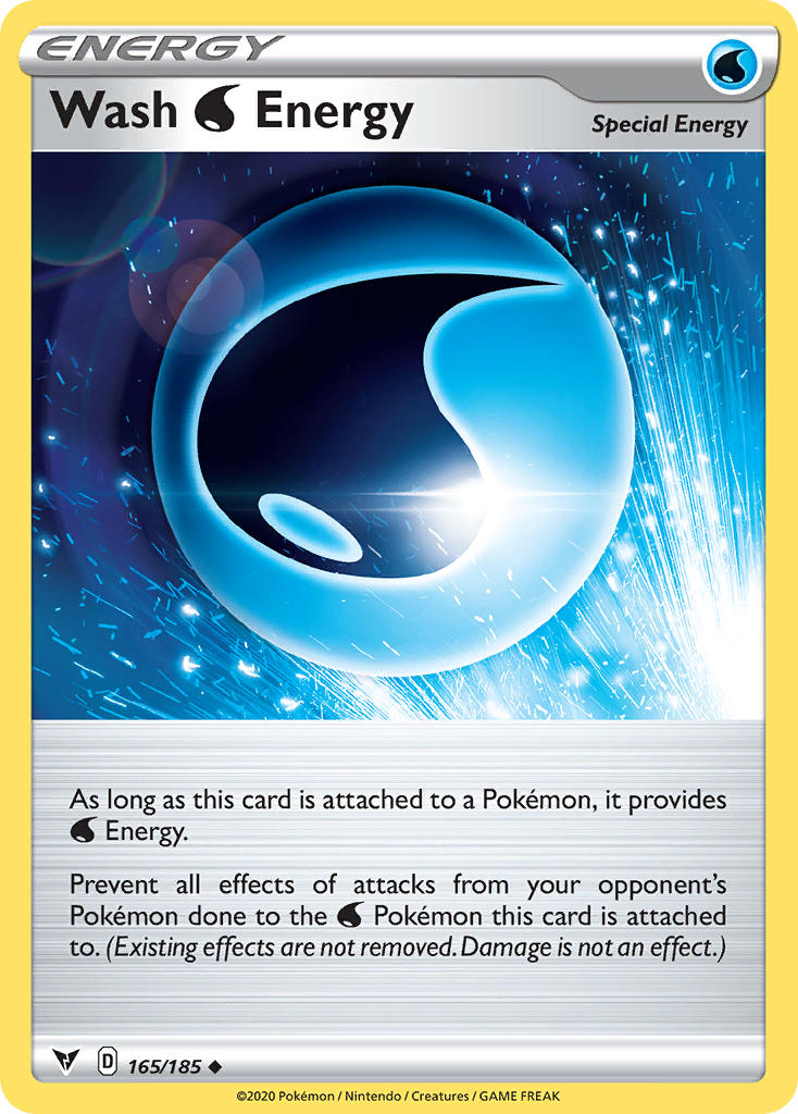 Wash [W] Energy⁣ - Vivid Voltage⁣ (Uncommon)⁣ [165] English / Near Mint / Reverse-Holo Normal