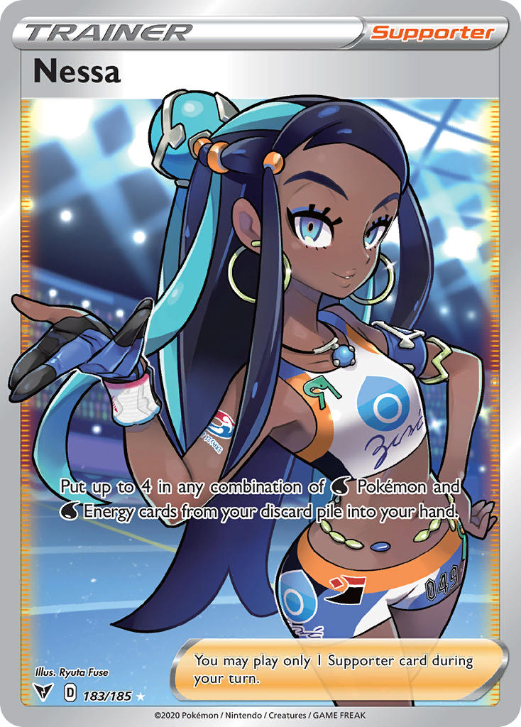 Nessa⁣ - Vivid Voltage⁣ (Ultra Rare)⁣ [183] English / Played / Normal