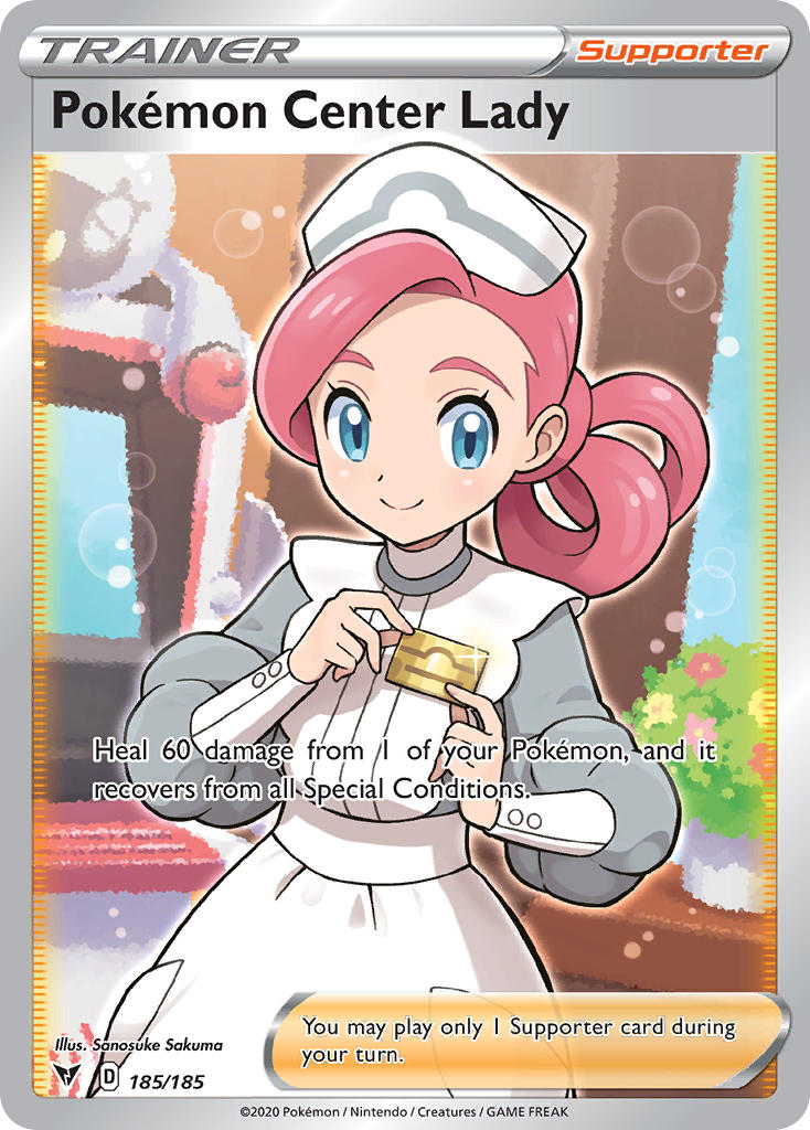 Pokémon Center Lady⁣ - Vivid Voltage⁣ (Ultra Rare)⁣ [185] English / Near Mint / Normal