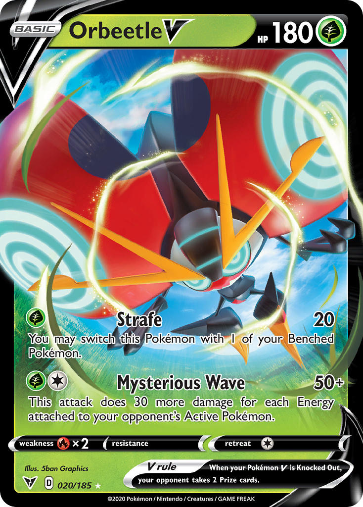 Orbeetle V - Vivid Voltage (Ultra Rare) [20] Kortspil
