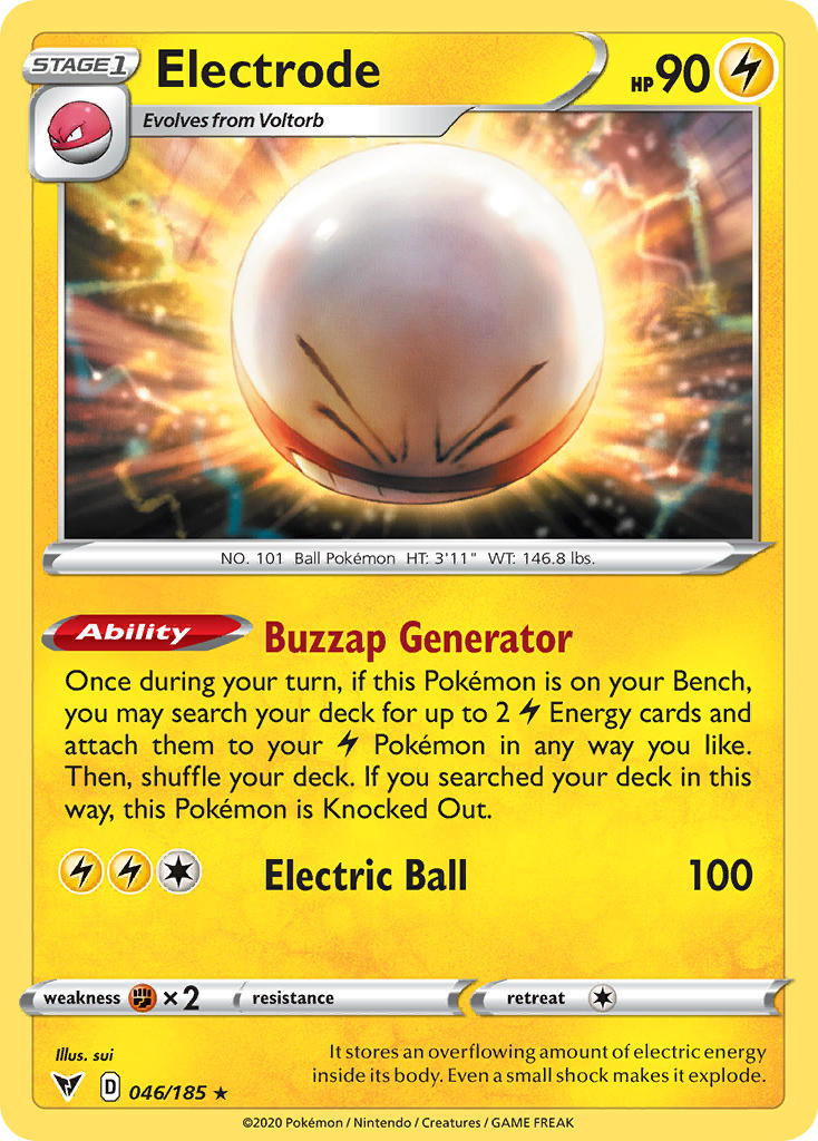 Electrode⁣ - Vivid Voltage⁣ (Holo Rare)⁣ [46] English / Near Mint / Normal