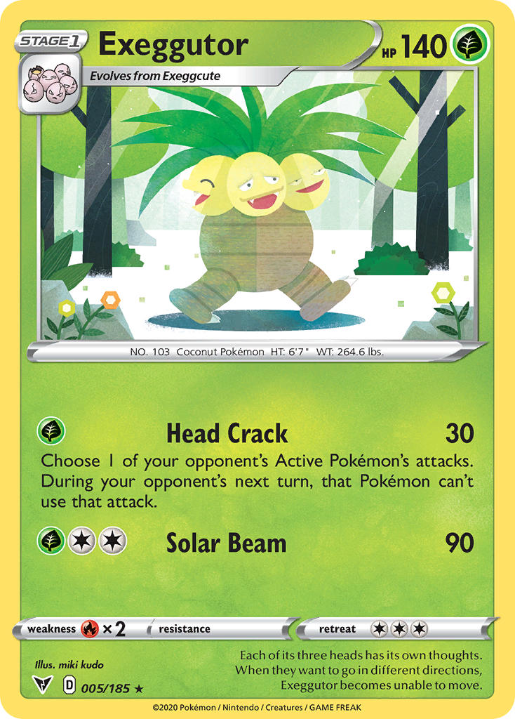 Exeggutor - Vivid Voltage (Rare) [5] Kortspil