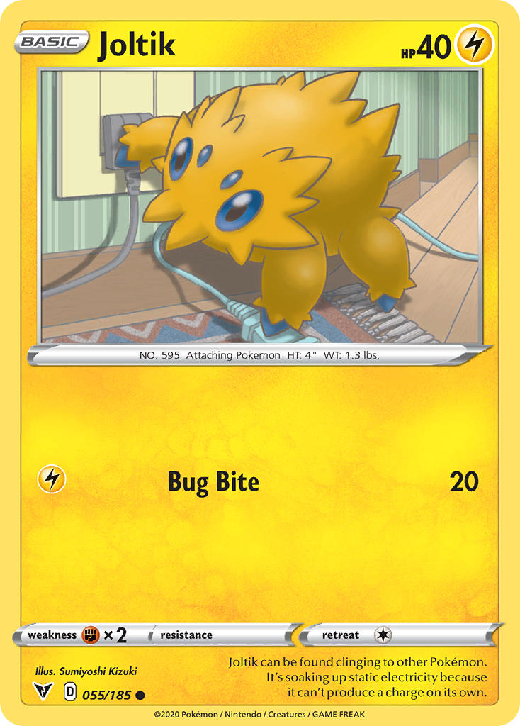 Joltik⁣ - Vivid Voltage⁣ (Common)⁣ [55] English / Near Mint / Normal