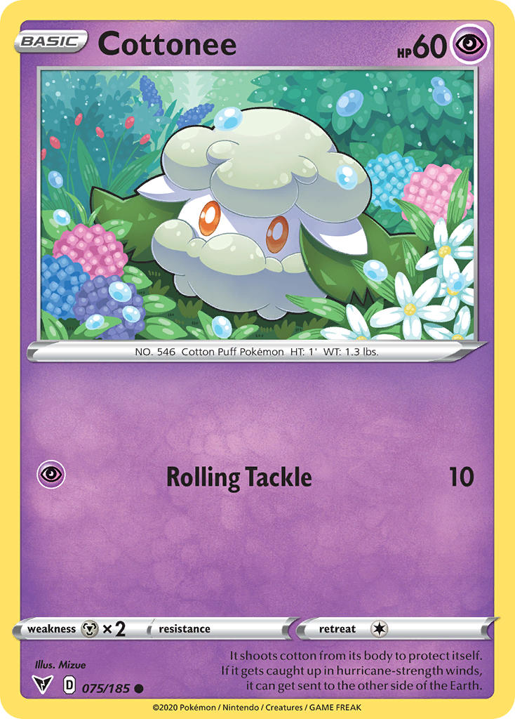 Cottonee⁣ - Vivid Voltage⁣ (Common)⁣ [75] English / Near Mint / Normal