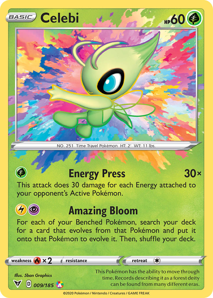 Celebi - Vivid Voltage (Amazing Rare) [9] Kortspil
