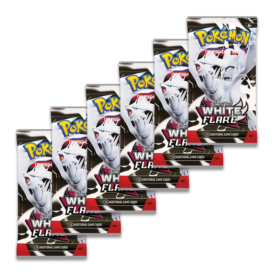 Pokémon TCG: Scarlet & Violet: White Flare Booster Bundle (6 Boosters)
