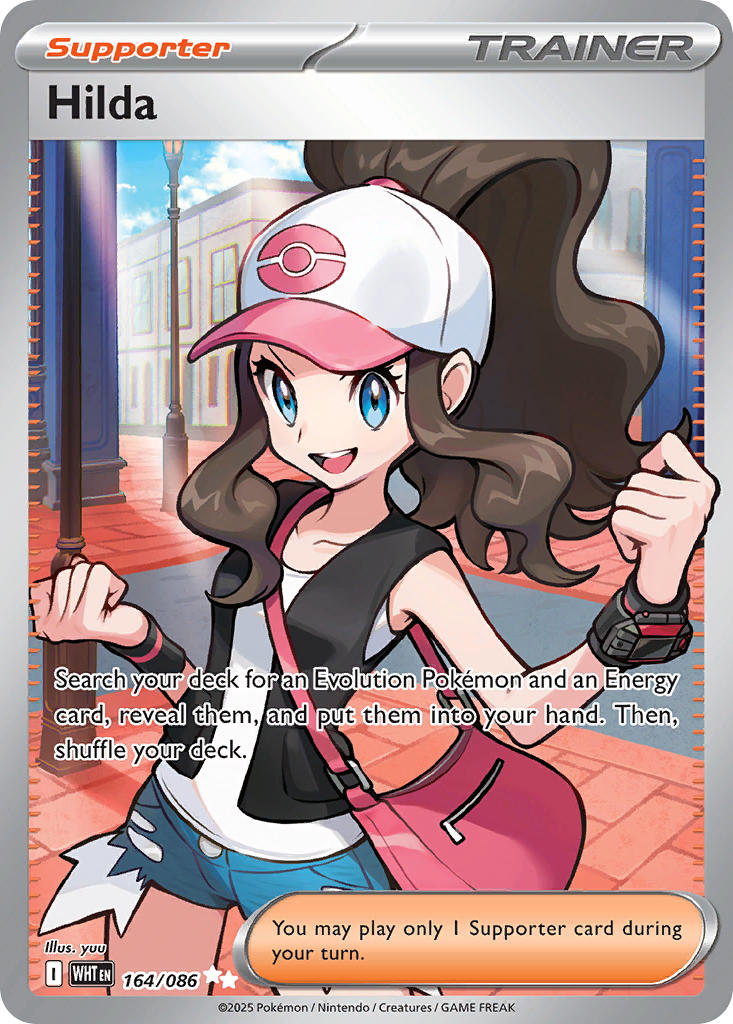 Hilda⁣ - White Flare⁣ (Ultra Rare)⁣ [164] English / Near Mint / Normal