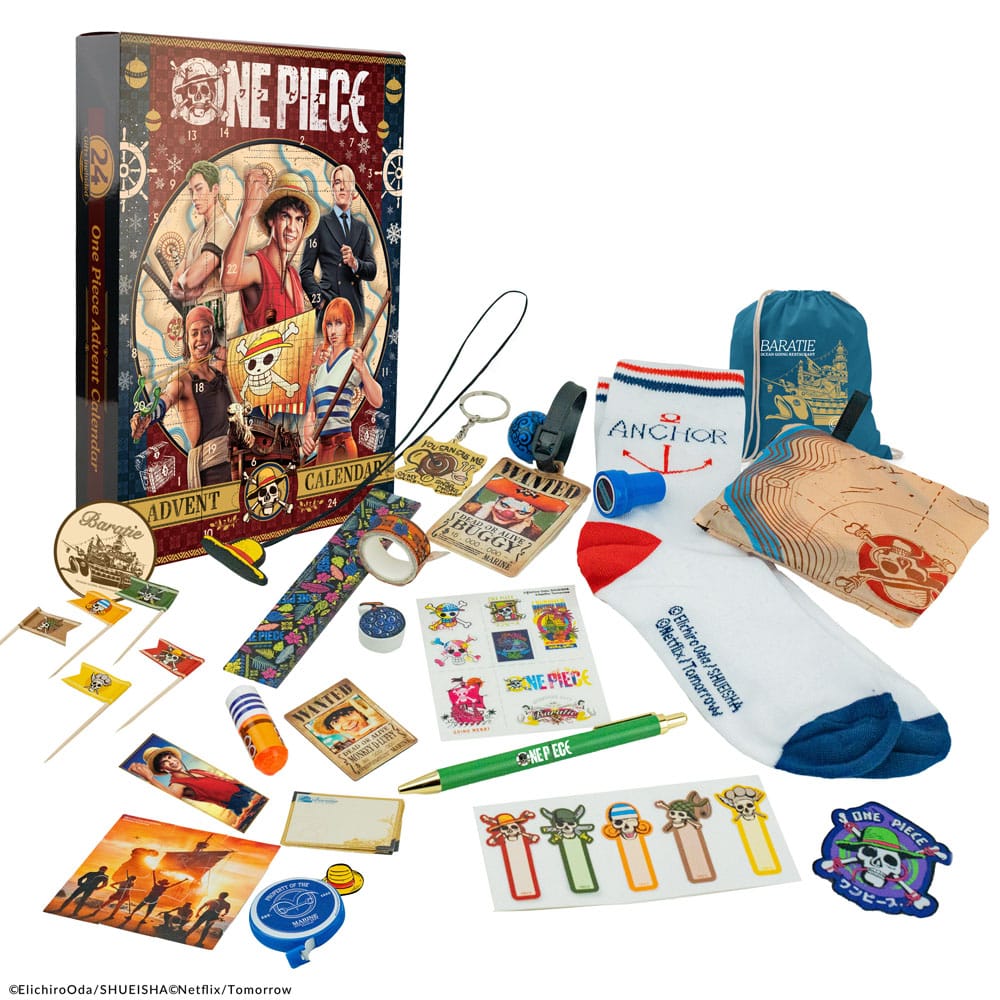 One Piece: Officiel Advent Calender 2024 - Julekalender Dekoration