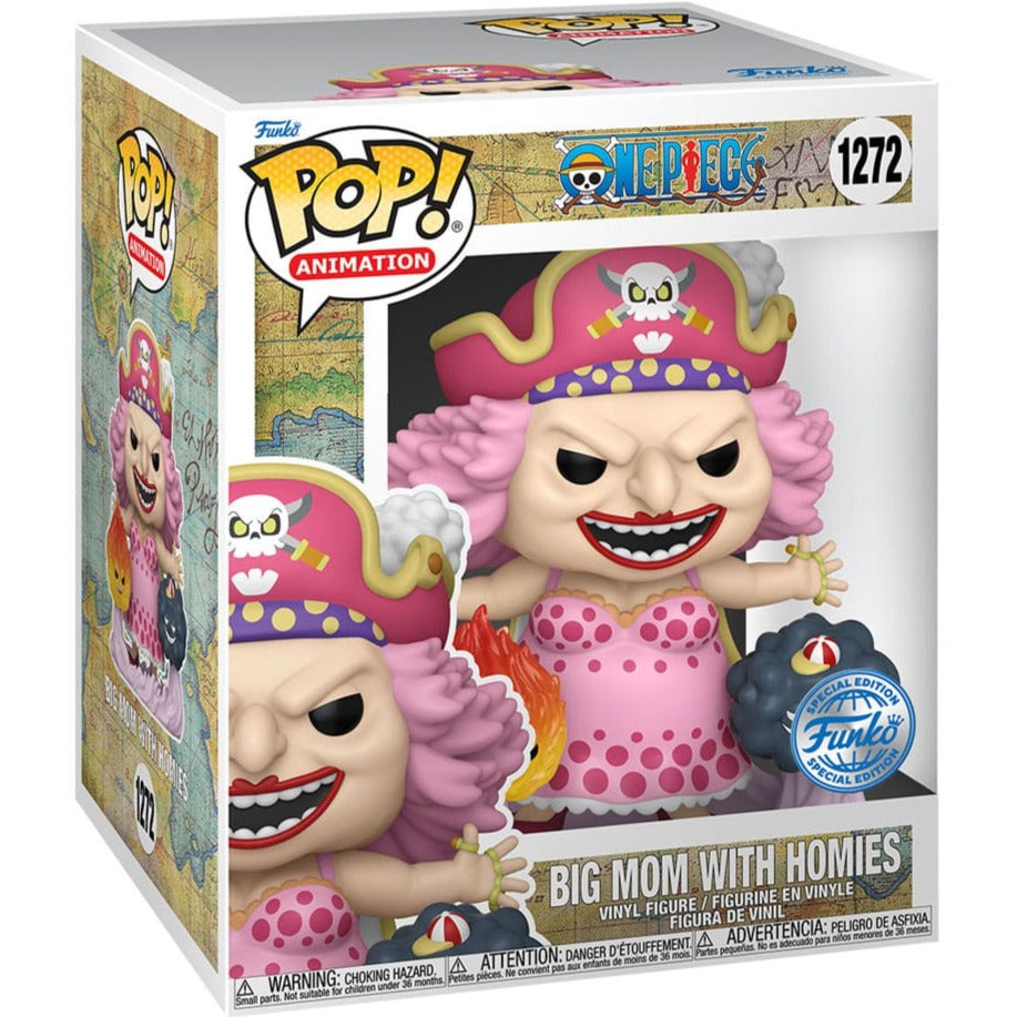 Funko POP! 6" - One Piece: Big Mom with Homies (Special Edition) #1272 Action- Og Legetøjsfigurer Funko